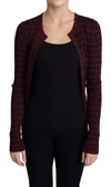 Dolce & Gabbana Black Red Striped Viscose Cardigan Sweater In Black