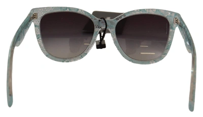 Dolce & Gabbana Blue Lace Crystal Acetate Butterfly Dg4190 Sunglasses