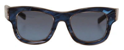 Dolce & Gabbana Gla877 Gradient Acetate Sunglasses In Blue