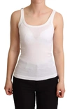 Dolce & Gabbana Kim Dolce&gabbana Cotton Tank Top In White