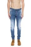 Dsquared2 Straight-leg Cropped Jeans In Blue