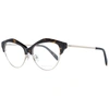 EMILIO PUCCI BROWN WOMEN OPTICAL FRAMES