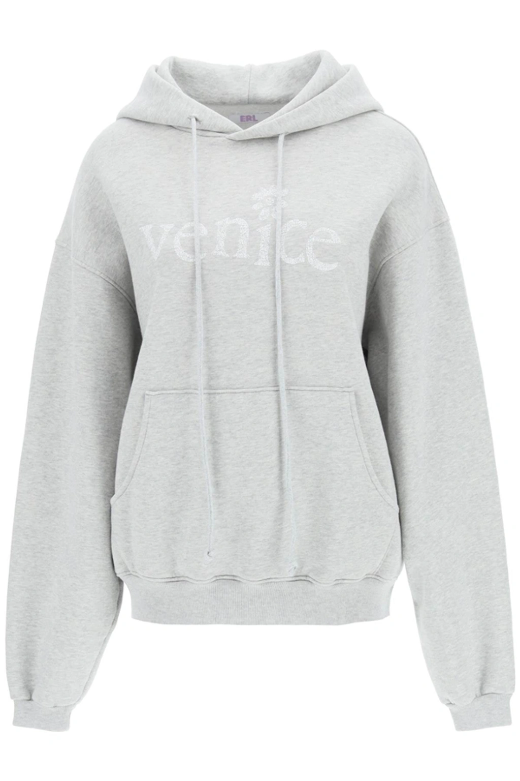 ◆ERL 最新作◆Venice ニットフーディ/Gray◆ ERL Venice Knit Hoodie in Gray | SVD USA