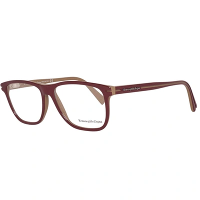 Ermenegildo Zegna Brown Men Optical Frames