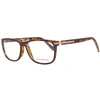 Ermenegildo Zegna Brown Men Optical Frames In Brown