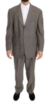 FENDI BROWN WOOL REGULAR SINGLE  BREASTED SUIT