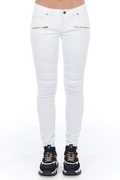 Frankie Morello Low Waisted Multipockets Jeans & Trouser In White