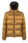 Fred Mello Hooded Zip  Closure Jacket In Yellow