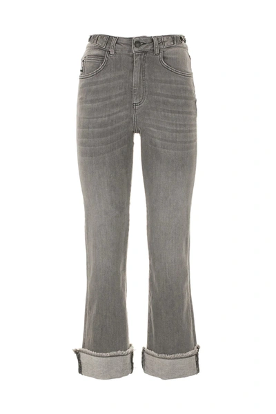 Imperfect Fred Mello Five Pockets Design Buttons And Zip Closure  Jeans & Pant In Gray