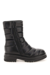 Gianvito Rossi 30mm Eiko Padded Faux Leather Ankle Boot In Black