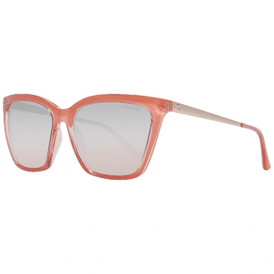Guess Gradient Cat Eye Sunglasses In Coral