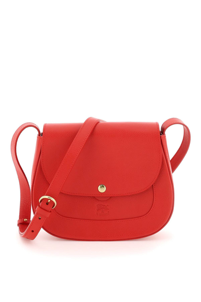 Il Bisonte Leather Crossbody Bag In Red