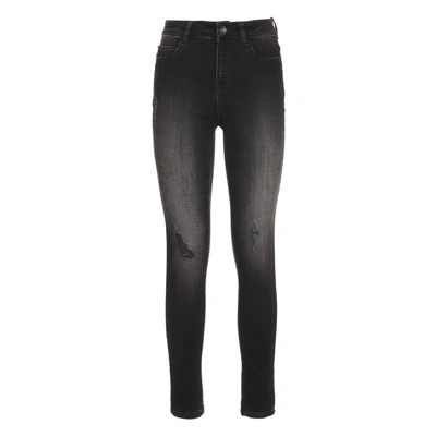 Imperfect Cotton Jeans & Women's Trouser In Black