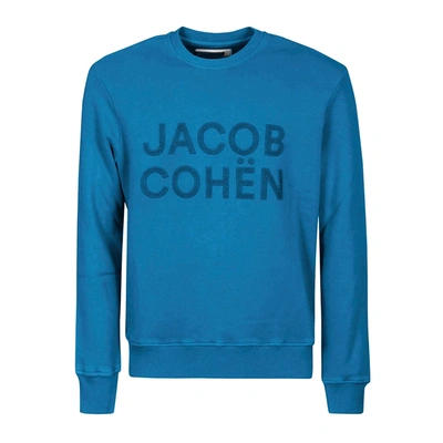 Jacob Cohen Casual Cut  Sweater In Blue