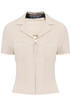Jacquemus La Chemise Tangelo Virgin Wool-blend Shirt In Black