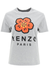Kenzo Boke Flower Printed T-shirt In Blue