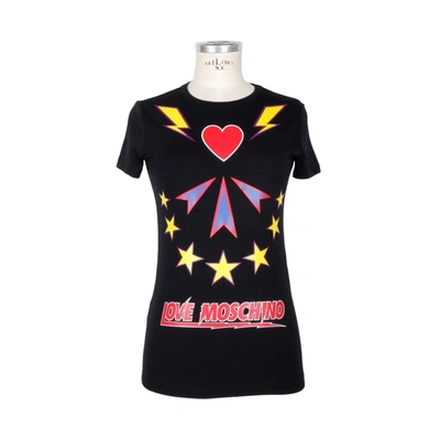 Love Moschino Printed   Tops & T-shirt In Black