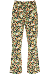 Marni Lovers Prairie Print Cropped Pants In Multicolor