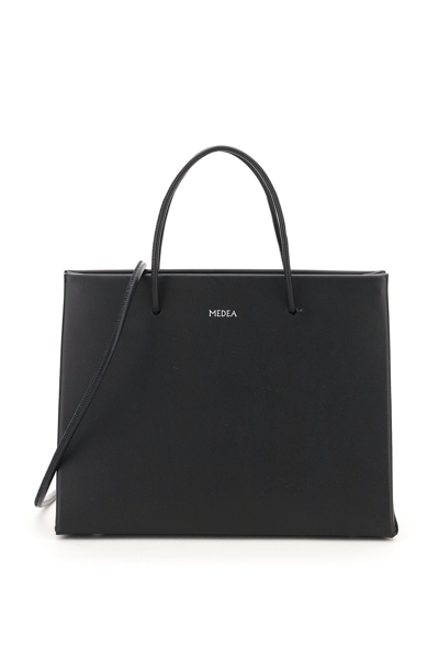 Medea Hand Bag In Black Leather