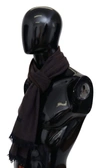 Missoni 100% Cashmere Unisex Neck Wrap Fringes Men's Scarf In Brown