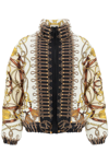 Moschino Graphic-print Puffer Jacket In Multicolor