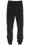 Msgm Logo-print Tapered Track Pants In Black
