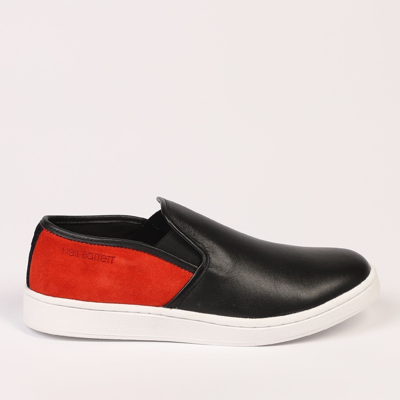 Neil Barrett Low Top Laced Sneakers In Black