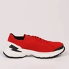 Neil Barrett Low Top Laced Sneakers In Red
