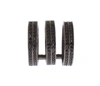 Nialaya Black Cz Rhodium 925 Silver Ring In Black