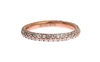 Nialaya Chic Pink Crystal-encrusted Silver Ring In Pink