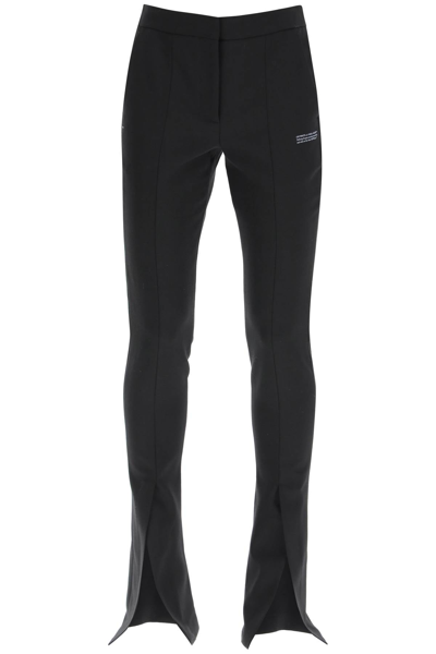 Off-white Corporate Tailored Trousers In Black