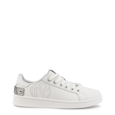 Pepe Jeans Round Toe Low Top Sneakers In White