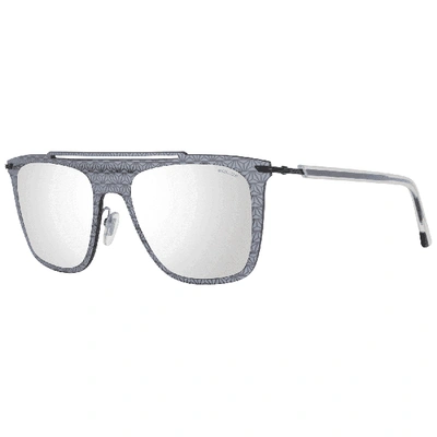 Police Spl581 Mirrored Aviator Sunglasses In Grey