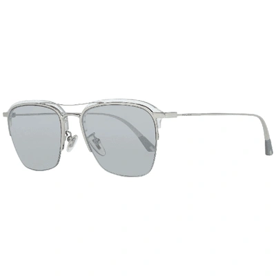 Police Spl783  Mirrored Square  Sunglasses In Silver