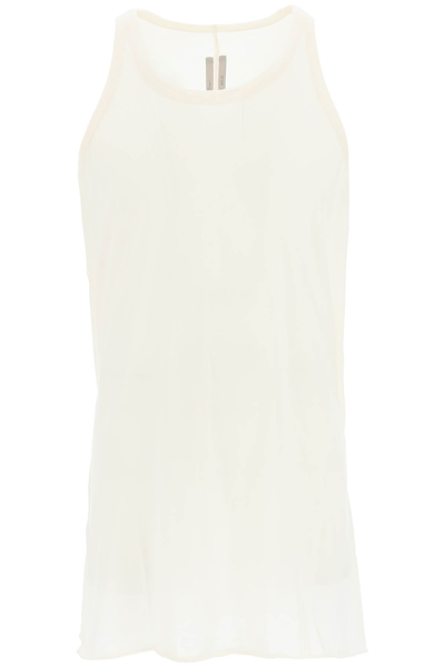 Rick Owens Long-length Tank Top In White