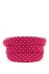 Ruslan Baginskiy Embellished Baker Boy Cap In Black