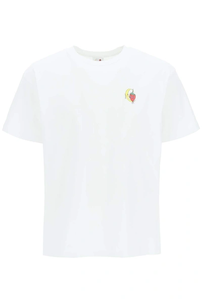 Sky High Farm Unisex Strawberry Moon Perennial T-shirt Knit In White