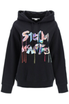 Stella Mccartney Oversized Logo-collage Hoodie In Black