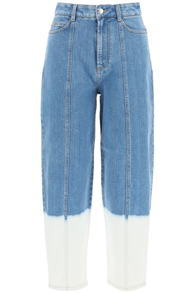 Stella Mccartney Faded Dip Effect Jeans In Blue