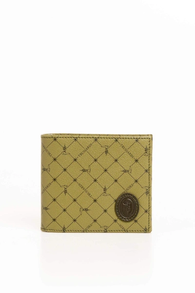 Trussardi Green Leather Wallet