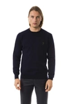 UOMINITALIANI EMBOIDERED  CREW NECK SWEATER