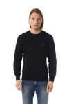 UOMINITALIANI EMBOIDERED CREW NECK SWEATER