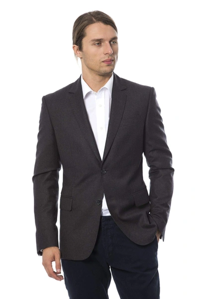 VERRI GRAY WOOL MEN BLAZER