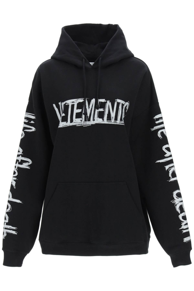 Vetements World Tour Hoodie In Multicolor