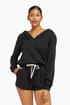 Vitamin A Emery Organic Romper In Black Ecosoft