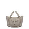 MELI MELO THELA MINI TAUPE GREY WITH ZIP CLOSURE CROSS BODY BAG FOR WOMEN