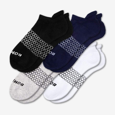 Bombas Solids Ankle Socks 4-pack In Mixed