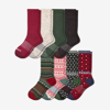 Bombas Calf Sock 8-pack In Donegal Holiday Mix