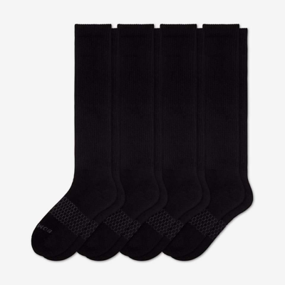 Bombas Marl Knee High Socks 4-pack In Black