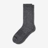 Bombas Marl Calf Socks In Marled Charcoal